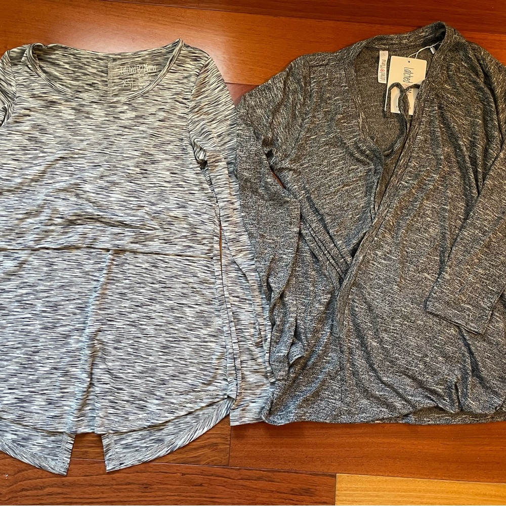 Latched Mama Long sleeve Nursing Tops